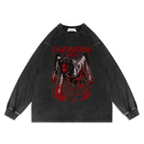 CHAINSAW BLOOD-LUST VINTAGE SWEATER - Pomel