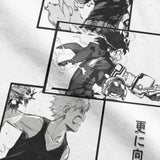 MY HERO ACADEMIA TRIO WHITE TEE - Pomel