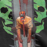 CHAINSAW MAN SKULL BLACK TEE - Pomel