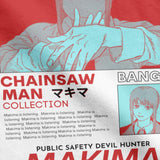 MAKIMA CHAINSAW MAN WHITE TEE - Pomel