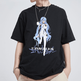 REI AYANMI LONG HAIR TEE - Pomel