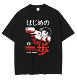 BOXING RIGHT HOOK BLACK TEE - Pomel