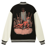 BEAST OF DARKNESS - BASEBALL VARSITY JACKET - Pomel
