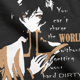 CHANGE THE WORLD BLACK TEE - Pomel