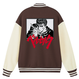 GUTS' STARE- BASEBALL VARSITY JACKET - Pomel