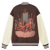 BEAST OF DARKNESS - BASEBALL VARSITY JACKET - Pomel