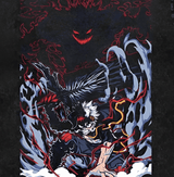 DEMONIC RAGE MAGE VINTAGE TEE - Pomel