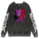 DEMONIC ARMOR FADED HOODIE - Pomel