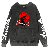 KNIGHT OF DARKNESS FADED HOODIE - Pomel