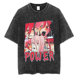 POWER VINTAGE TEE - Pomel