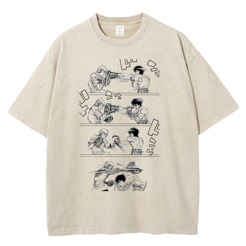 MITS TRAINING BEIGE VINTAGE TEE