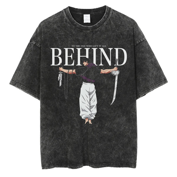 PERSONSOUL Wash Vintage Tee（Mラスト一点） Personsoul Wash Vintage T-shirt - personsoul