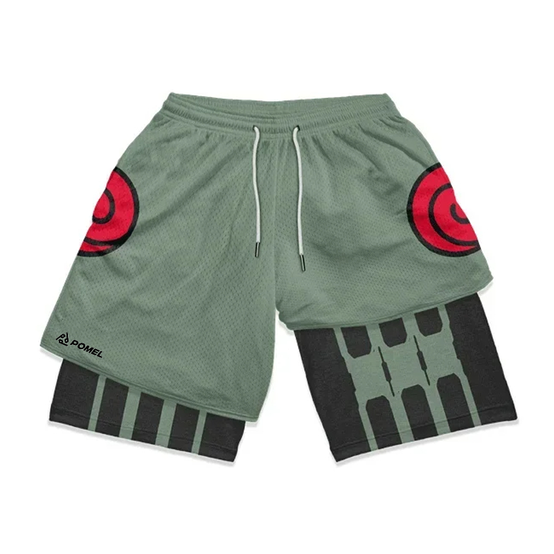 VILLAGE HIDDEN IN THE LEAF PERFORMANCE SHORTS