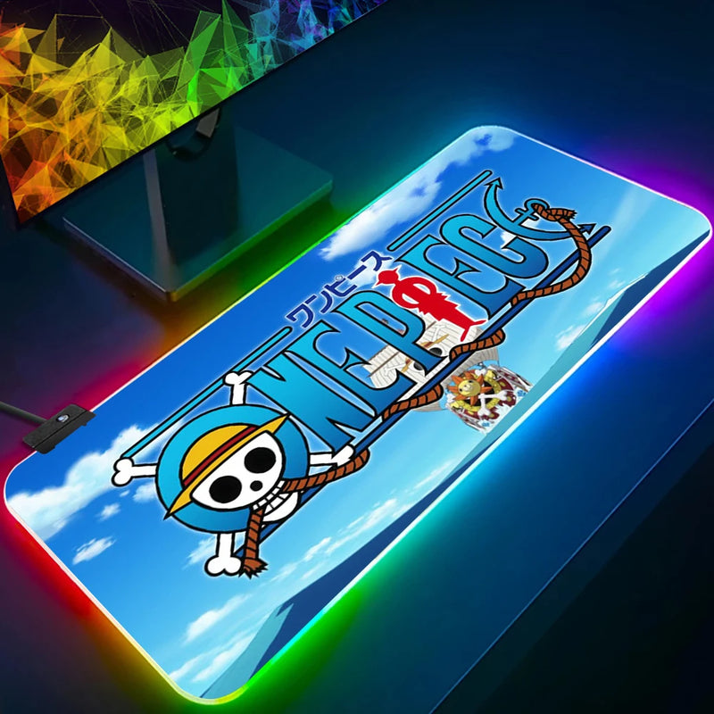 LED PIRATES GAMING MOUSE PAD