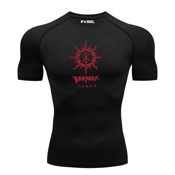 SCORCHING BRAND COMPRESSION SHORT SLEEVE