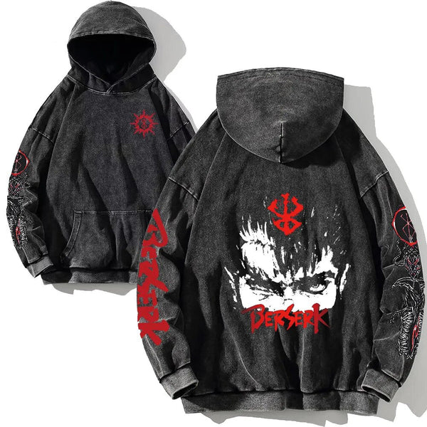 BURNING RAGE VINTAGE HOODIE