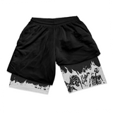 THE BRAND OF SACRIFICE RED PERFORMANCE SHORTS