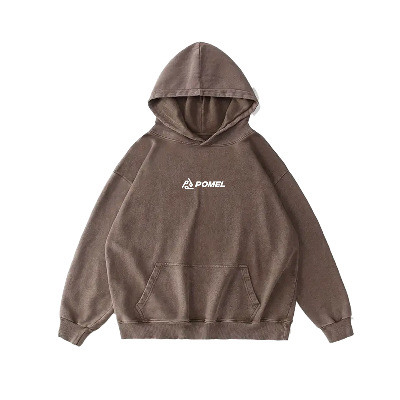 VINTAGE-KAPUZENPULLI MIT TOTENKOPF