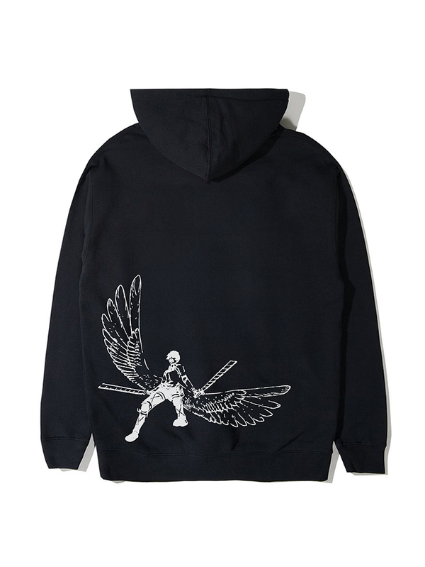 SCARLET WINGS HOODIE (BLACK)