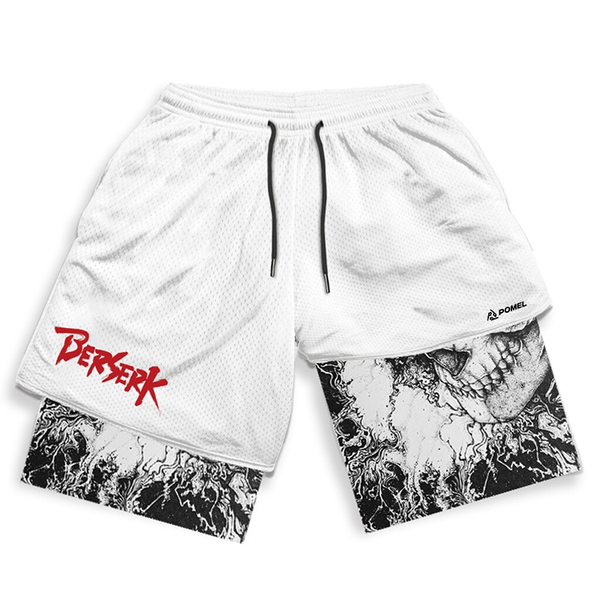 TURMOIL SKULL PERFORMANCE SHORTS