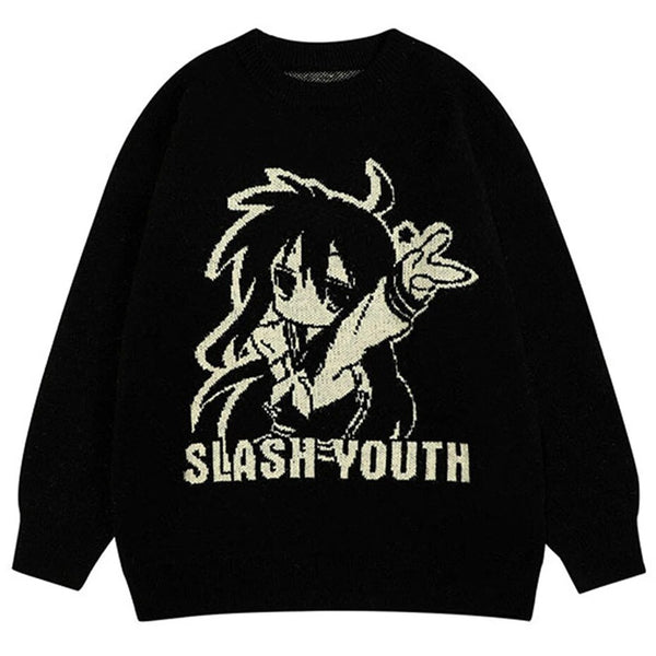 SLASH YOUTH KNITTED SWEATER