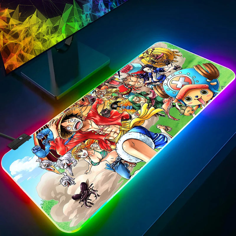 LED PIRATES GAMING MOUSE PAD