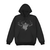 KING OF HELL BLACK GRAPHIC HOODIE