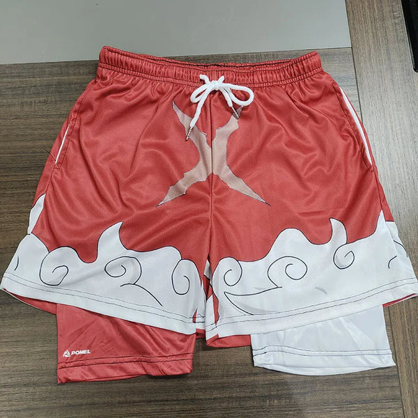 X-MARK RED CONTRAST PERFORMANCE SHORTS