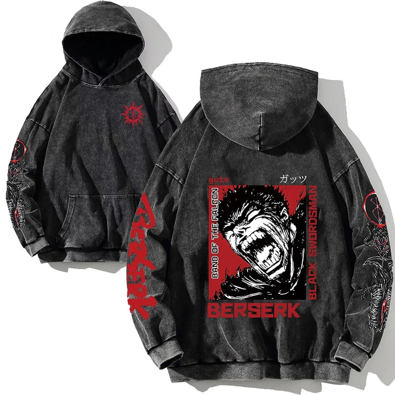 SCREAMING WARRIOR VINTAGE HOODIE