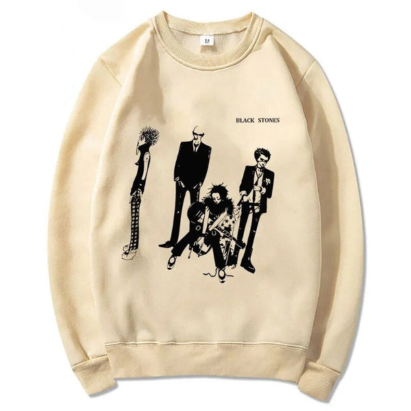 SCHWARZER PULLOVER MIT STEINEN