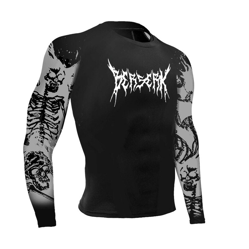 TURMOIL COMPRESSION LONG SKULLS SLEEVE