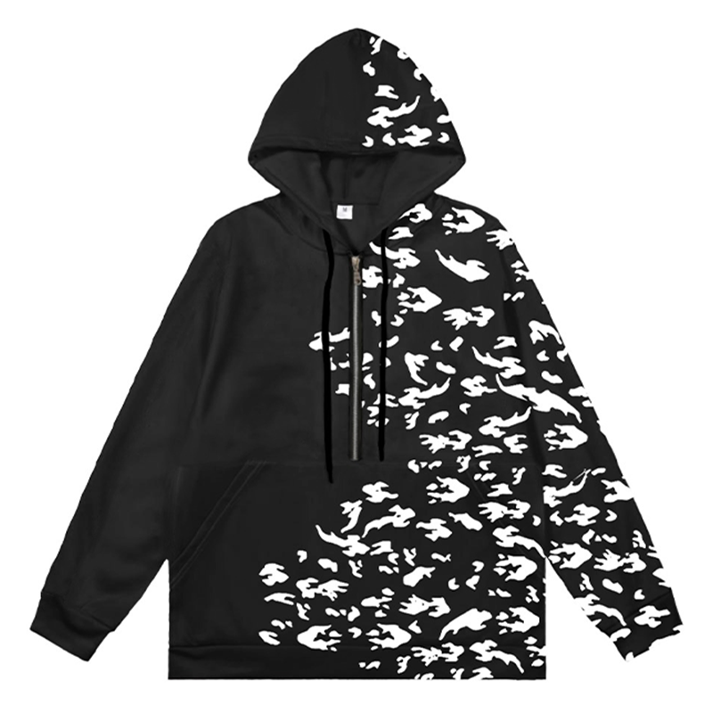 CURSE MARK QUARTER ZIP HOODIE