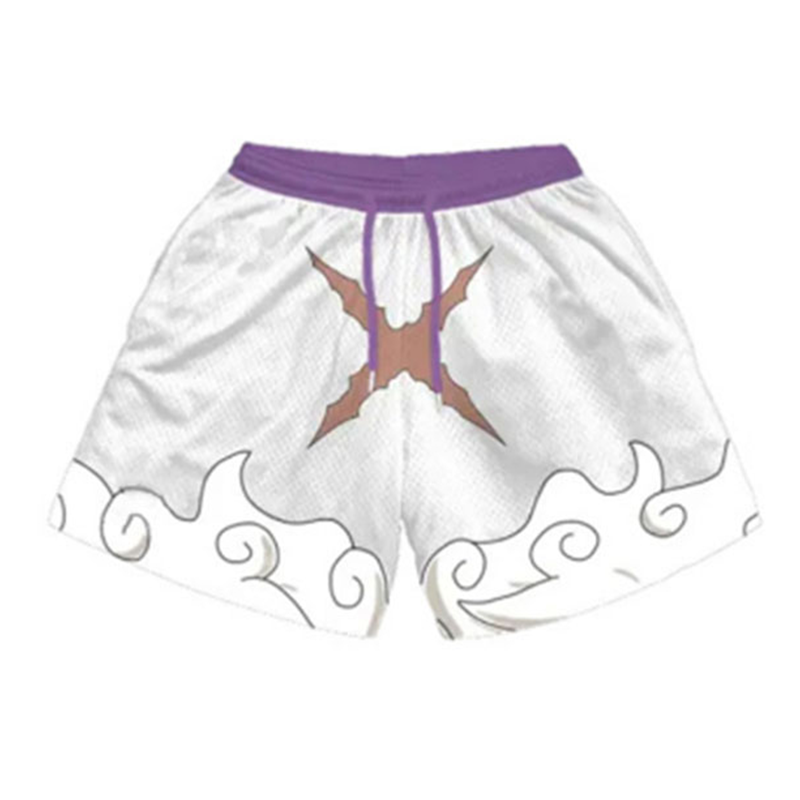 X-MARK WHITE MESH SHORTS