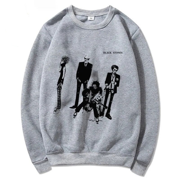 SCHWARZER PULLOVER MIT STEINEN