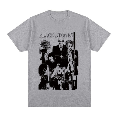 BLACK STONES CREW TEE