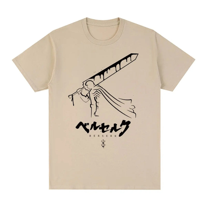 BLACK SWORDSMAN DRAWING TEE