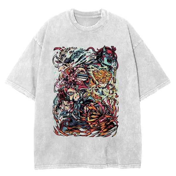 POWERS UNLEASHED WHITE VINTAGE TEE