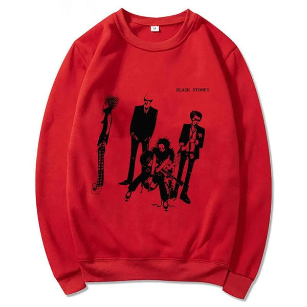 SCHWARZER PULLOVER MIT STEINEN