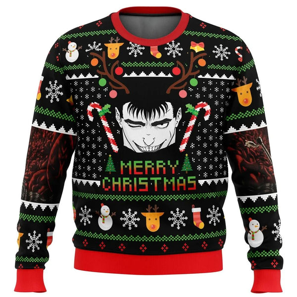 GUTS GRINNING CHRISTMAS SWEATER