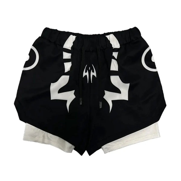 CURSE KING BLACK PERFORMANCE SHORTS