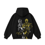 ARRIVIDERCI BLACK ZIP UP HOODIE