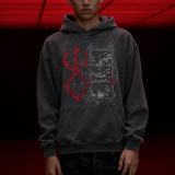 BRANDED WRATH CHARCOAL HOODIE