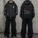 DARKNESS BEAST VINTAGE ZIP HOODIE
