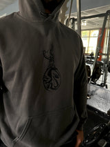 VINTAGE-KAPUZENPULLI MIT TOTENKOPF