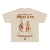 DETOUR 1890 BEIGE TEE