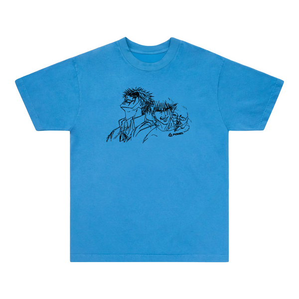 HEAVENLY CLASH SKY BLUE TEE