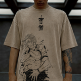 KING OF CURSES BEIGE VINTAGE TEE