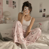 BLUSH KITTEN LIGHTWEIGHT POUNGE PANTS