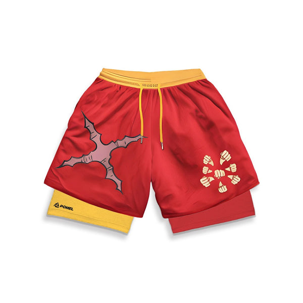 INFINITE PUNCHES CONTRAST PERFORMANCE SHORTS