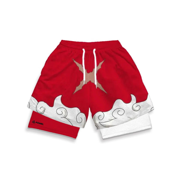 X-MARK RED CONTRAST PERFORMANCE SHORTS